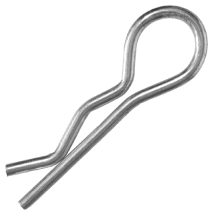HAIR PIN, SINGLE OR DOUBLE TYPE, ZINC PLATED