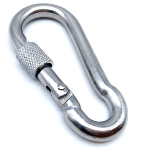 SNAP HOOK WITH SCREW, ZINC PLATED